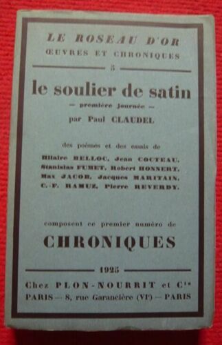 Premier Numéro De Chroniques - Le Roseau D'or N° 5