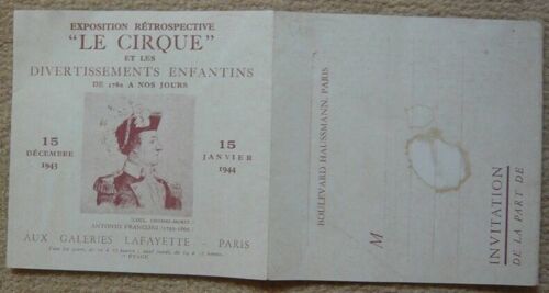 Le Cirque Et Les Divertissements Enfantins De 1789 À Nos Jours