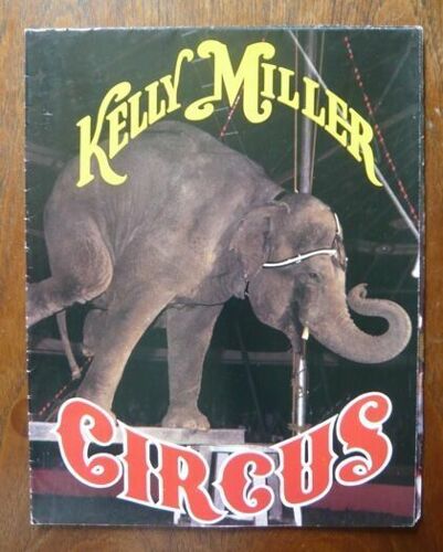 Programme Et Poster Géant De Cirque Kelly Miller Circus 1990