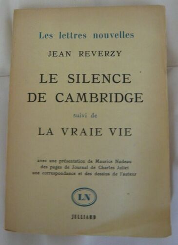 Le Silence De Cambridge Suivi De La Vraie Vie