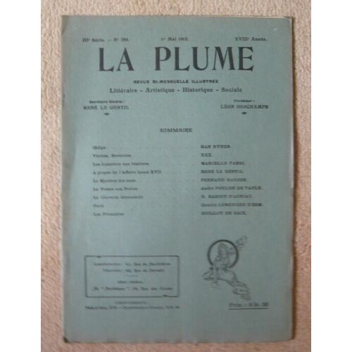 La Plume - N° 386