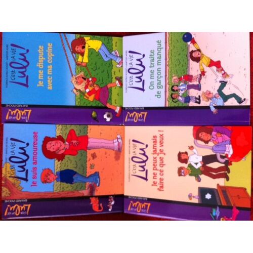 Lot 4 Livres C'est La Vie Lulu