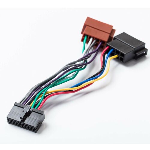 Adaptateur ISO pour autoradio, câble 20 broches, connecteur Din universel pour stéréo de voiture AEG, autoradio Pro Travelling, Audiovox, JGC, etc.