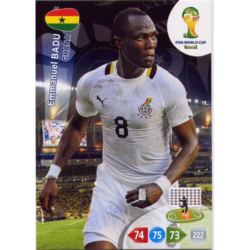 Panini Adrenalyn Xl Coupe Du Monde 2014 - Emmanuel Badu  - Ghana - N°172