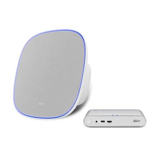 Enceinte de plafond - AVer - FONE700 - Gris Minimaliste - Connexions HDMI, RJ45, USB-C - Kit de montage inclus