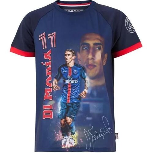 4 Ans - Maillot Psg - Paris Saint Germain - Angel Di Maria - Taille Enfant - Manches Courtes - Polyester