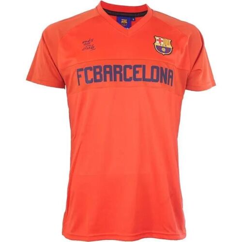 Xl - Maillot - Fc Barcelone - Barça - Rouge - Manches Courtes - Adulte Homme