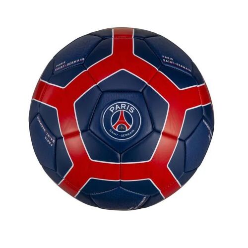 5 - Ballon De Football - Paris Saint Germain - Taille 5 - Polyuréthane - Bleu - Officiel