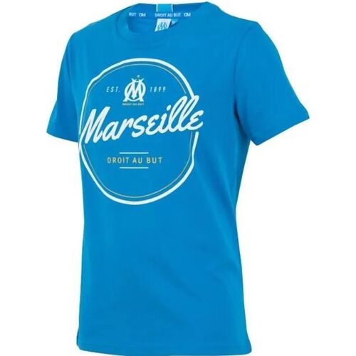 6 Ans - T-Shirt - Olympique De Marseille - Om - Taille Enfant Garçon - Manches Courtes - 100% Coton