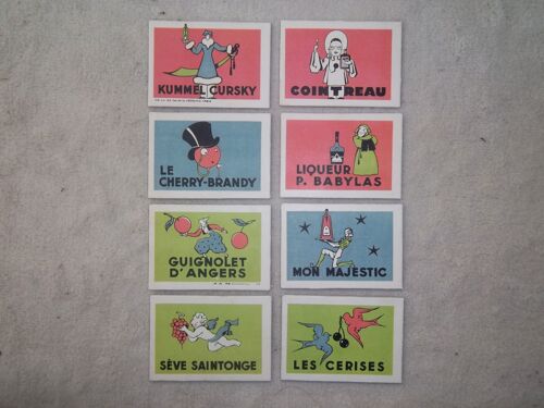 Jeu Publicitaire / 8 "Cartes", Sous-Bouteilles (?) Cointreau, 1936, Par Jean-Adrien Mercier