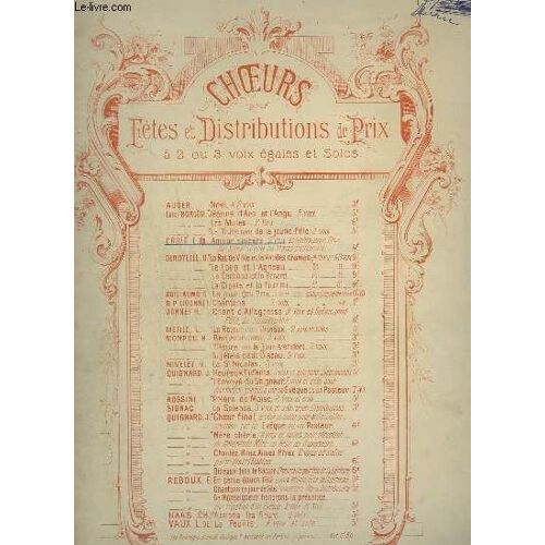 Amour Sincere - Cantate A 2 Voix Egales Pour Fete De Superieur Ou Visite Pastorale.