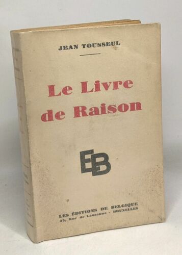 Le Livre De Raison