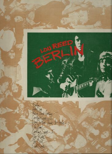Berlin, Lady Day, Men Of Good Fortune, Caroline Says 1, How Do You Think It Feels, Oh Jim, Caroline Says 2, The Kids, The Bed, Sad Song