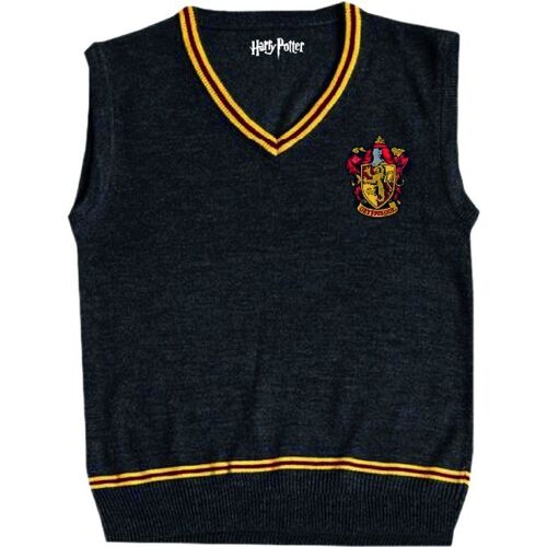§ Harry Potter - Pull Bordeaux Sans Manches Hommes Gryffondor - Xs