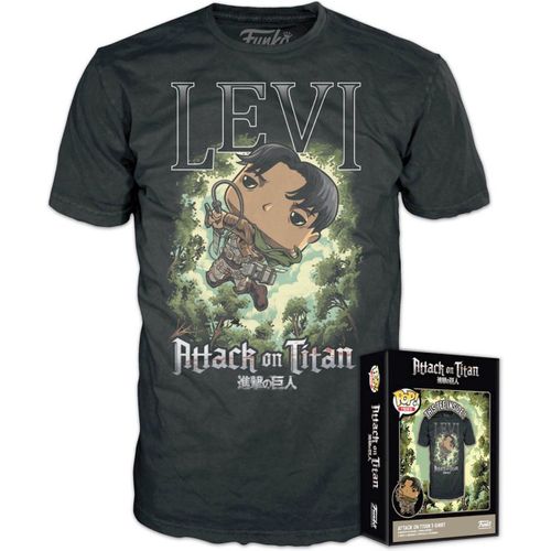 Funko Boxed Tee: Attack On Titan - Levi Ackerman - S