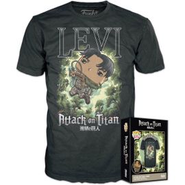 Funko Boxed Tee: Attack On Titan - Levi Ackerman - S