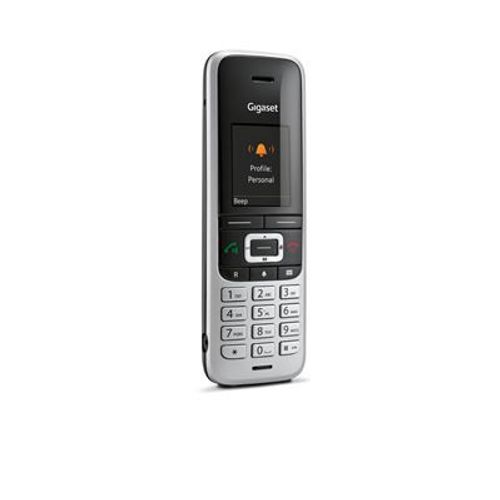 Telf Premium 100 - Téléphone sans fil noir/argent