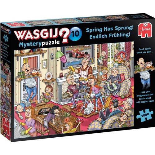 Jumbo Wasgij Mystery 10 Endlich Frühling! 1000 Teile Puzzle (81905)