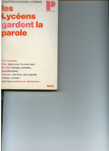 Les Lycéens Gardent La Parole