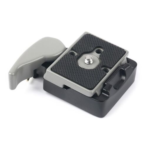 323 Plaque de dégagement rapide 200PL-14 Adaptateur de plaques QR avec montage à connexion rapide Vis 1/4 #39; #39; à 3/8 #39; #39; pour trépied d #39;appareil photo reflex numérique