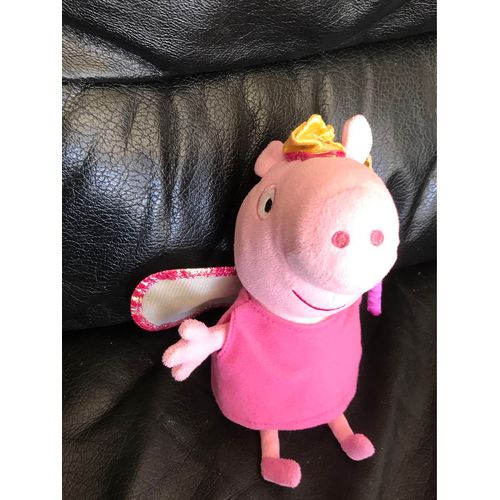 Doudou Peluche Peppa Pig En Fée Avec Ses Ailes 20cm Ty