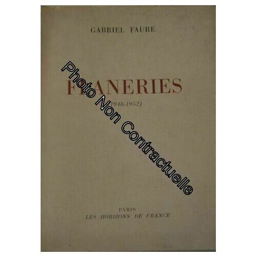 Flâneries 1948-1952