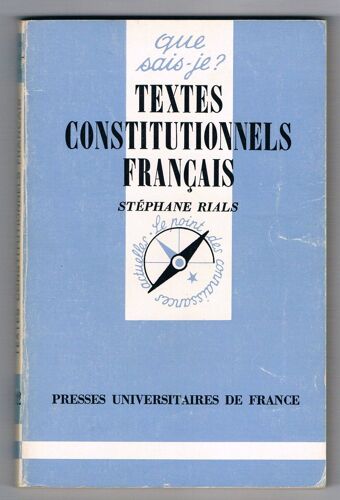 Textes Constitutionnels Français