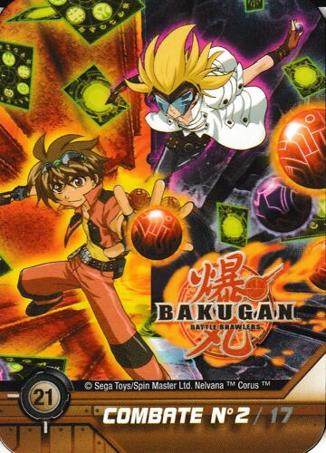 Magnet Bakugan N° 21 Combate N°2 / 17