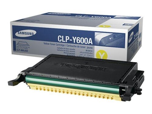 Samsung CLP-Y600A - Jaune - original - cartouche de toner - pour CLP-600, 600N, 650, 650N