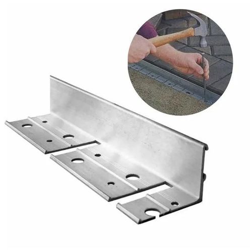 Bordure De Jardin - Ich-Zapfe.De - 64 Mm X 100 Cm - Aluminium Ultra Solide - Galvanisé