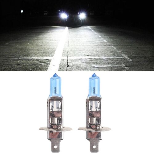 2pcs Highlight Led Anti Fog Lamp H1 4300k Driving Fog Light Waterproof 12v 100w