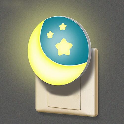 Veilleuse Bébé Prise Électrique Avec Capteur Crépusculaire Led Lampe De Nuit Nomade Pour Chambre De Enfant, Petite Applique Coranique, Lampe Mural Pour Cuisine Couloir Escalier Grenier, 0,5w