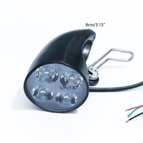 Led Vélo Lumière Vélo Phare Avant Lumière Arrière Arrière Feu Arrière Facile À Installer