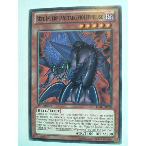 Bête Interplanétaireviolépineuse Lval-Fr098 Commune - Yu-Gi-Oh