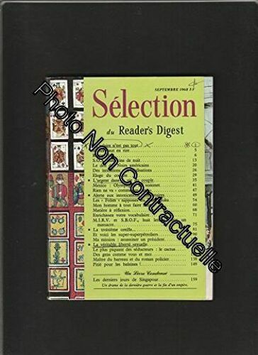 Sélection Du Reader's Digest Septembre 1968 [09/1968]