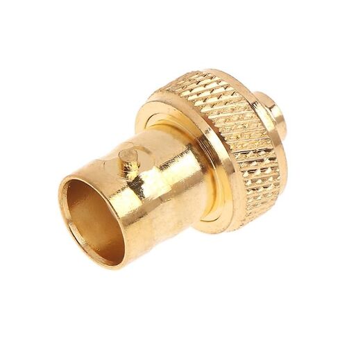 Straight Gold Plated Bnc Female Jack To Sma Female Rf Coaxial Connector Adapter