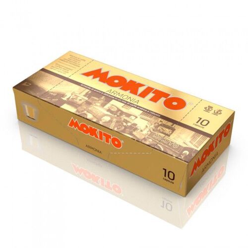 Capsules De Café Compatibles Avec Nespresso Mokito Armonia, 10 Pièces.