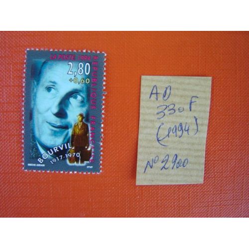 Ad 330 F // Timbre France N°2900 (1994) Neuf " Bourvil