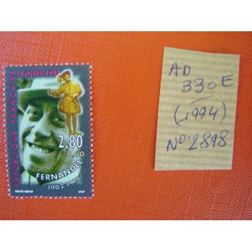 Ad 330 E // Timbre France N°2898 (1994) Neuf " Fernandel