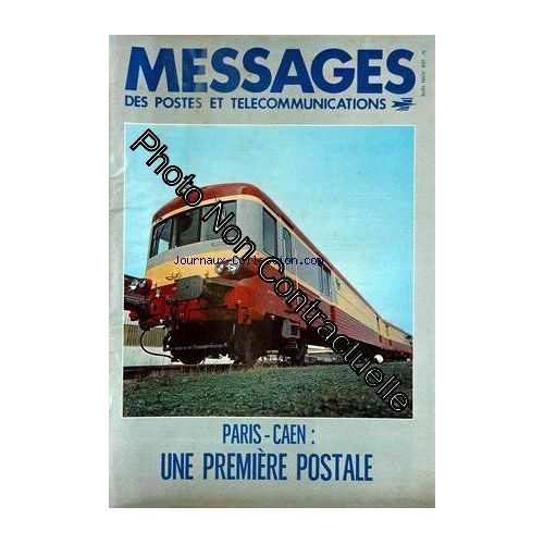 Messages Des Postes Et Telecommunications [No 269] Du 01/06/1978 - Paris - Caen - Une Premiere Postale