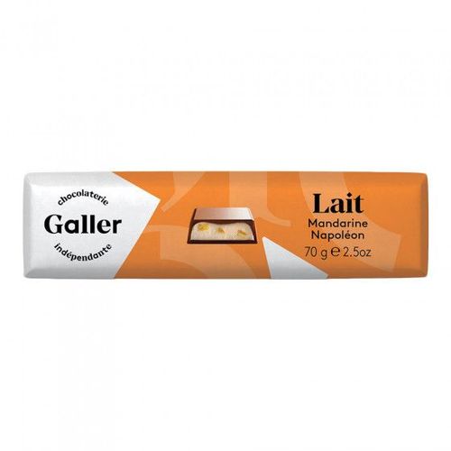 Barre De Chocolat Galler Lait Mandarine Napoleon, 70 G