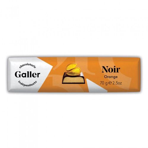 Barre De Chocolat Galler Dark Orange, 70 G