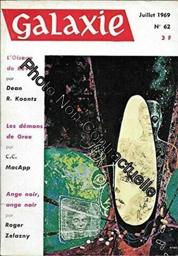 Galaxie N° 62 - L'oiseau De Reves - Les Démon De Gree - Ange Noir Ange Noir