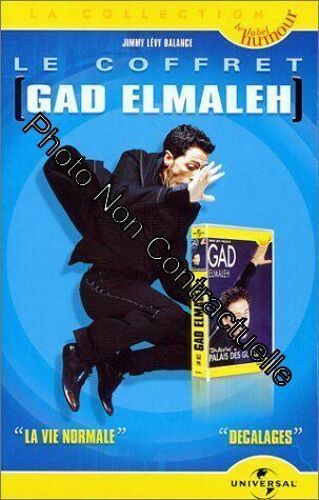 Coffret Gad Elmaleh 2 Vhs : Décalages Au Palais Des Glaces / La Vie Normale