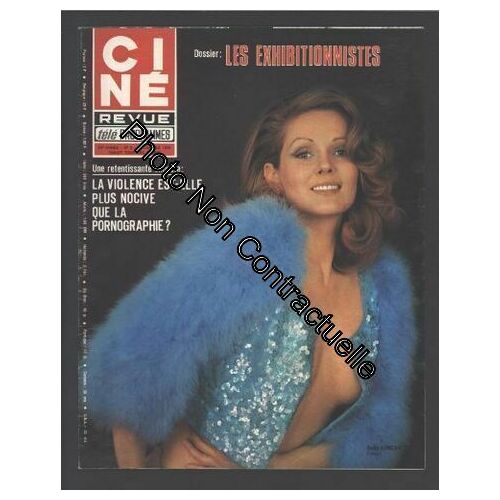 Cine Revue Tele Programmes N° 2 Du 10/01/1974 - Beba Loncar / Minette Rissier / Jean-Claude Dauphin / La Violence Est-Elle Plus Nocive Que La Pornographie / Les Exhibitionnistes