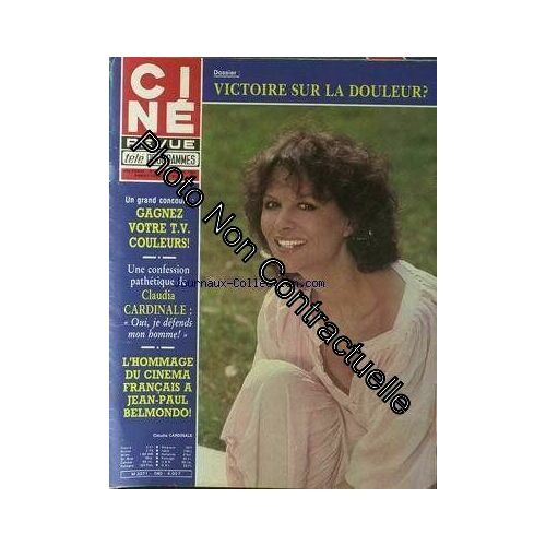 Cine Tele Revue [No 40] Du 02/10/1980 - La Douleur - Claudia Carinale - Jean-Paul Belmondo