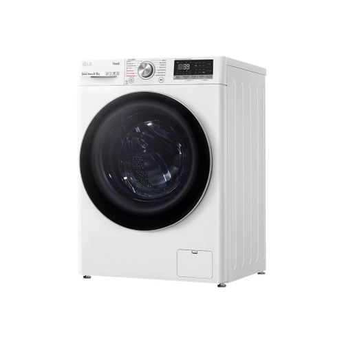 Machine à laver hublot séchante LG F964V71WRHT - WiFi - 60x62x85 cm (lxpxh) - 68 litres - 9 kg - 1400 tours/min - blanc