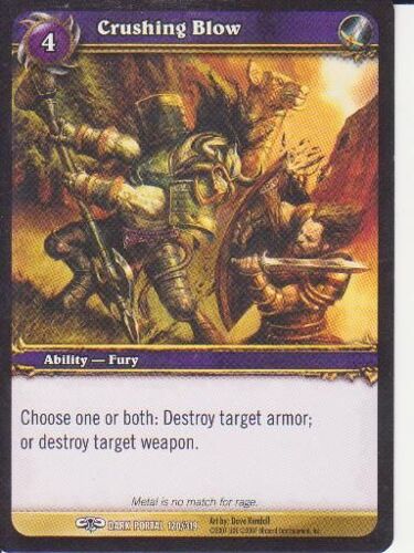 Carte Wow, Vo, Crushing Blow, Dark Portal 120