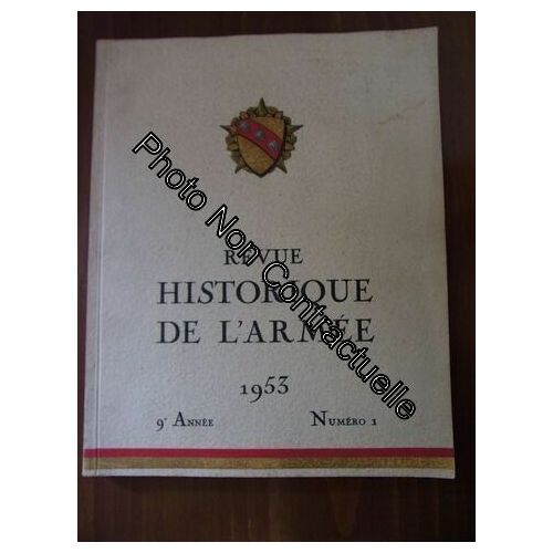 Revue Historique De L'armee 1953 N 2