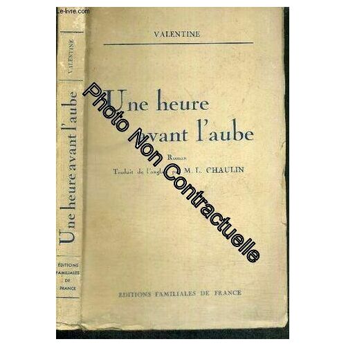 Une Heure Avant L'aube - Collection Coeur Et Vie